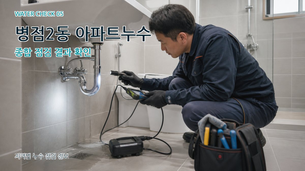 병점2동 누수공사 누수탐지 이미지