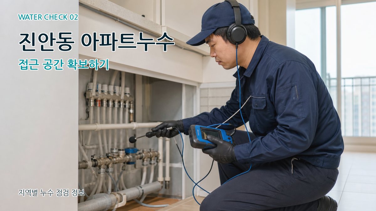 진안동 화장실누수 누수탐지 이미지