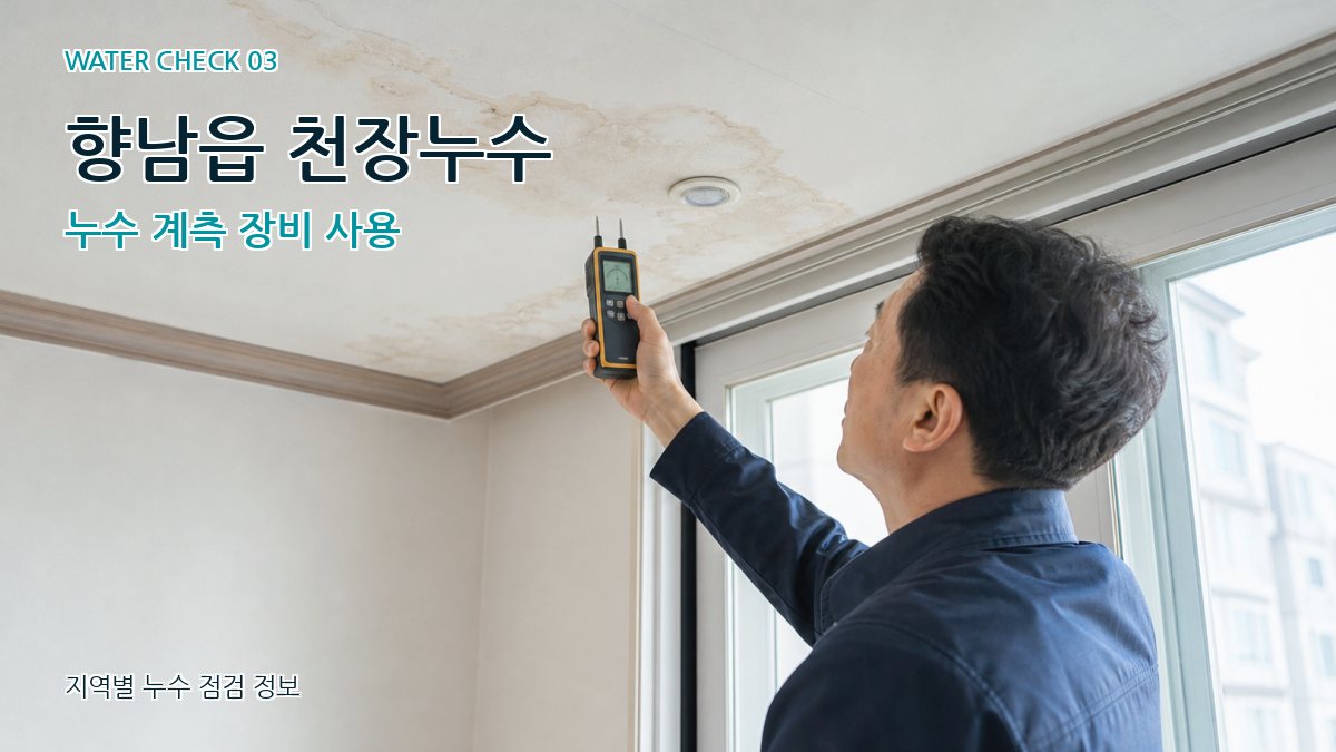 향남읍 천장누수 누수탐지 이미지